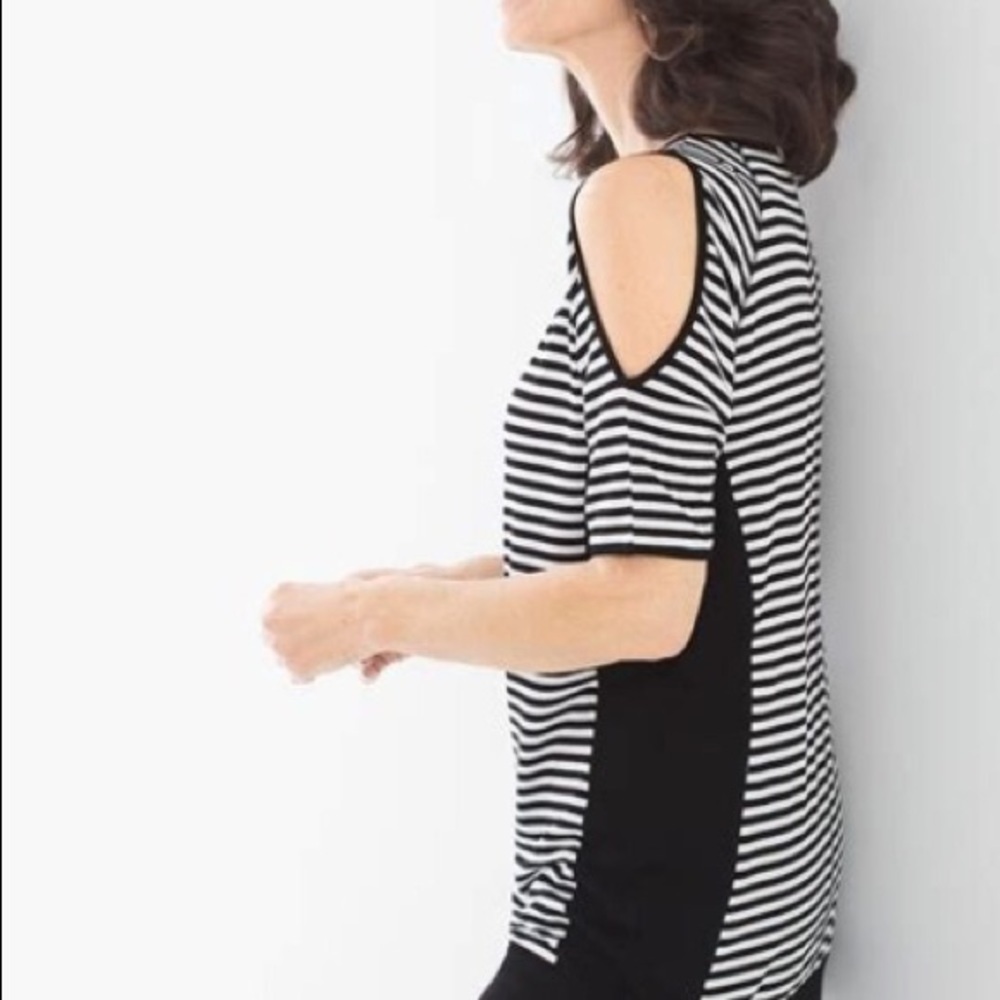 Zenergy by Chicos Stripes blouse